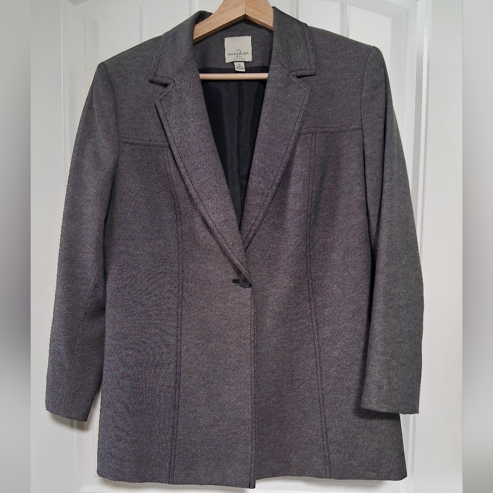 Anne Klein 2 Blazer Cotton Blend | Size 10